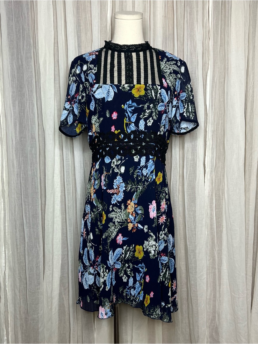 Anthropologie Foxiedox Juniper Floral Mini Dress - Picture 2 of 6